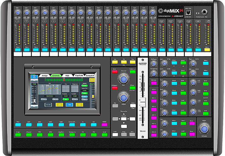 digitale mixer touchscreen